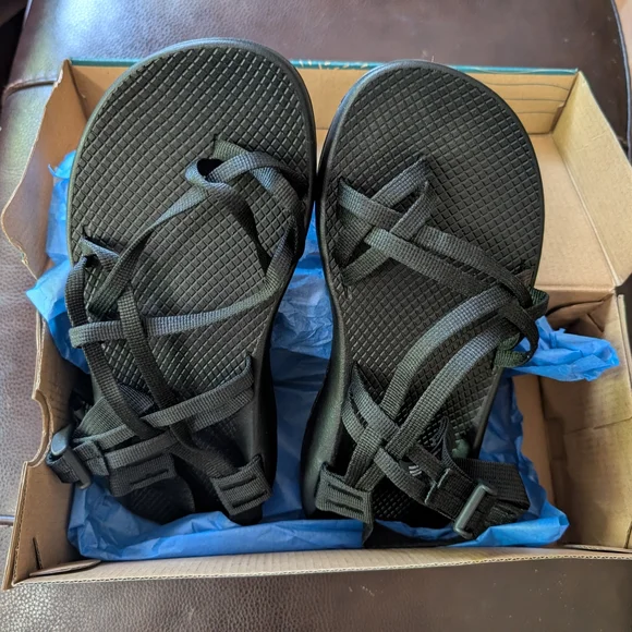 Chaco Black Strappy Sandals - Picture 2 of 4